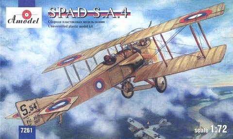 A-Model 07261 SPAD S.A.4 French IWW fighter 1/72