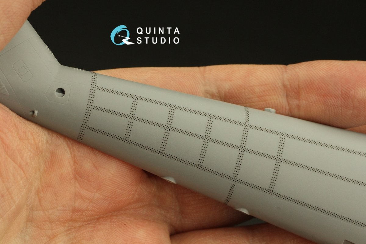 Quinta Studio QRV-035 Triple riveting rows (rivet size 0.10 mm, gap 0.4 mm, suits 1/72 scale), Black color, total length 6.6 m/22 ft – immagine 4
