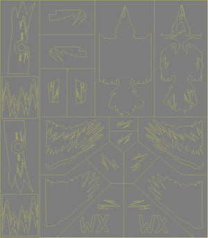 ModelMaker Decals MD48138 Polish F-16C RAVEN 100th Anniversary of Polish Air Force - masks set 1/48 – image 3