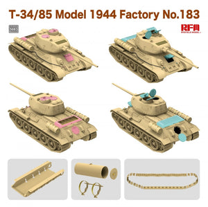 Rye Field Model 5083 T-34/85 Model 1944 Factory No.183 1/35 – image 2