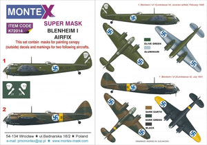 Montex K72014 BLENHEIM I (FINLAND) 1/72