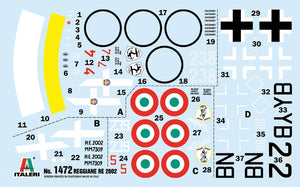 Italeri 1472 Reggiane Re.2002 Ariete 1/72 – zdjęcie 3