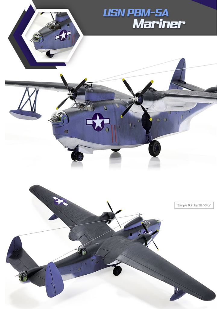 Academy 12586 USN PBM-5A MARINER 1/72 – zdjęcie 4