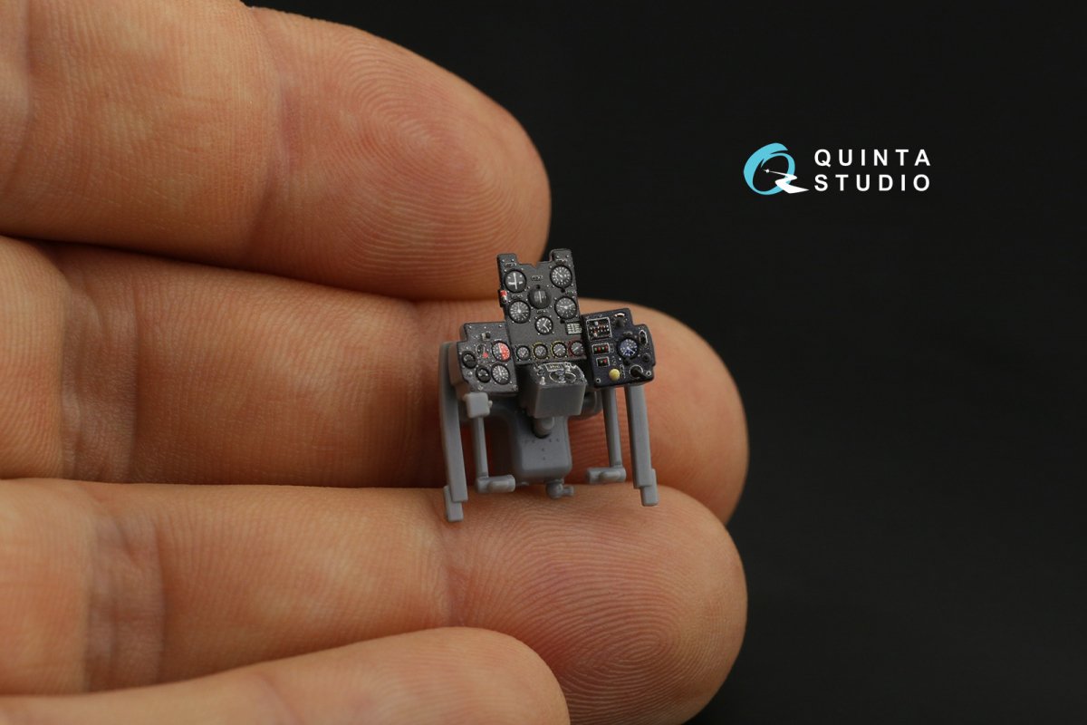 Quinta Studio QD48141 Ki-61-Id 3D-Printed &amp;amp; colored Interior on decal paper (Tamiya) 1/48 – image 2