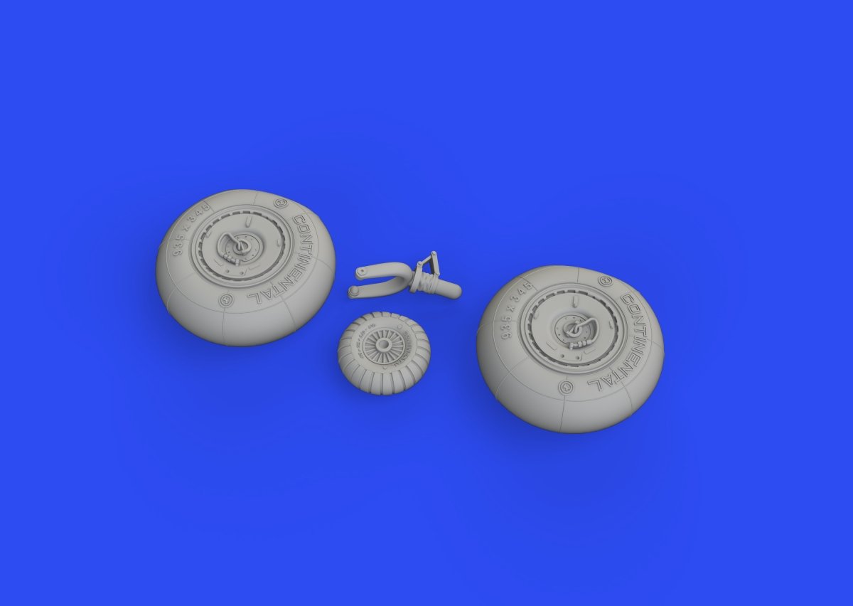 Eduard 648603 Bf 110G wheels for Eduard 1/48 – zdjęcie 2