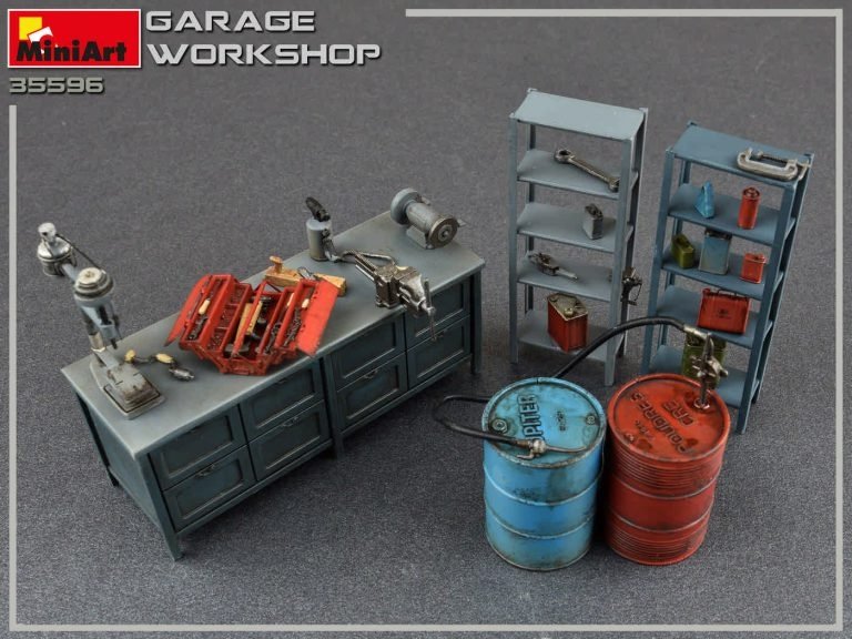 MiniArt 35596 Garage Workshop 1/35 – zdjęcie 5