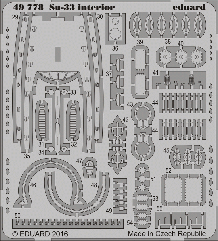 Eduard 49778 Su-33 interior KINETIC MODEL 1/48 – zdjęcie 2