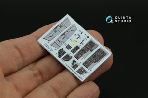 Quinta Studio QD48221 F-16B 3D-Printed &amp;amp; coloured Interior on decal paper (Hasegawa) 1/48 – zdjęcie 9