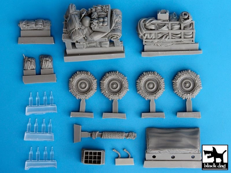 Black Dog T35044 US Jeep big accessories set 1/35 – image 6