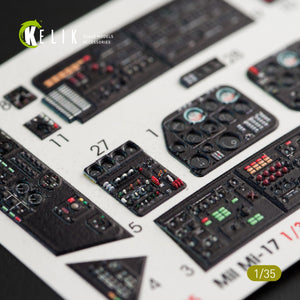 KELIK K35005 MI-17 NATO (BLACK VERSION) INTERIOR 3D DECALS FOR TRUMPETER 1/35 – zdjęcie 3