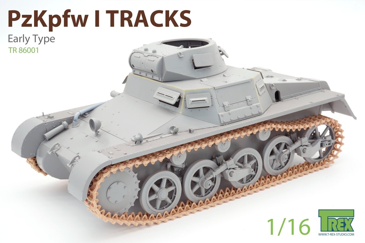 T-Rex Studio TR86001 PzKpfw I Tracks Early Type for Ausf.A only 1/16 – image 3