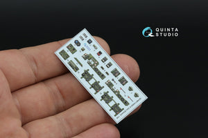Quinta Studio QD48611 A6M2-K Zero 3D-Printed &amp;amp; coloured Interior on decal paper (Eduard) 1/48 – imagen 5