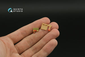 Quinta Studio QD35098 MAN mil gl family 3D-Printed &amp;amp; coloured Interior on decal paper (Hobby Boss) 1/35 – zdjęcie 8