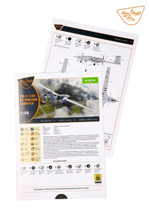 Clear Prop! CP4812 TB.2 UAV in Polish Service STARTER KIT 1/48 – zdjęcie 10
