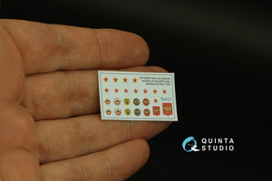 Quinta Studio QP135004 Stars and National emblems for Soviet/Russian warships 1/350 – zdjęcie 12