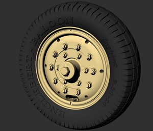 Panzer Art RE35-594 Rolls-Royce AC Road wheels (Engelbert) 1/35 – image 2