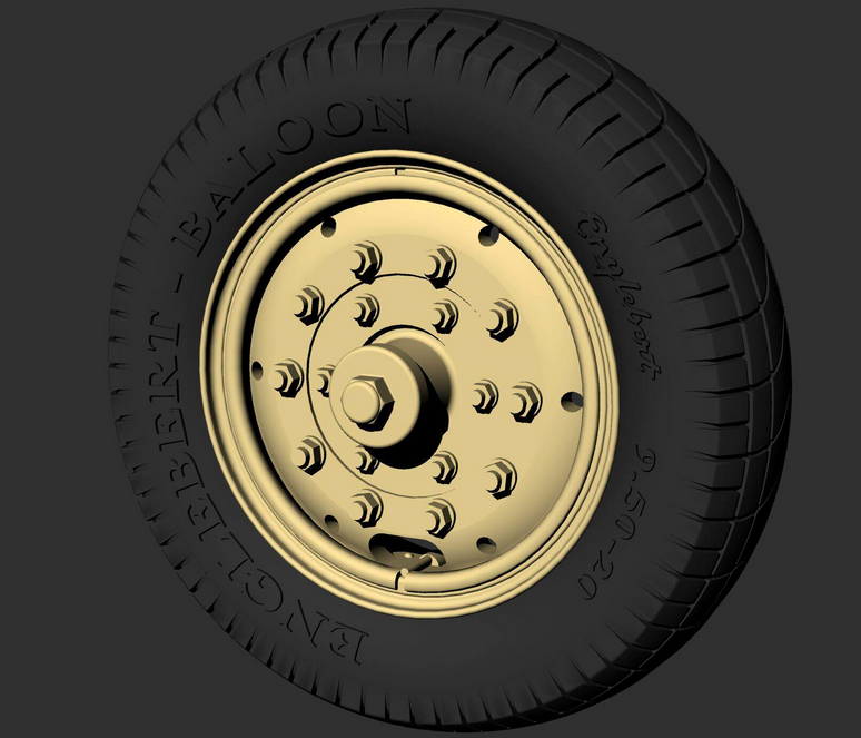 Panzer Art RE35-594 Rolls-Royce AC Road wheels (Engelbert) 1/35 – image 2