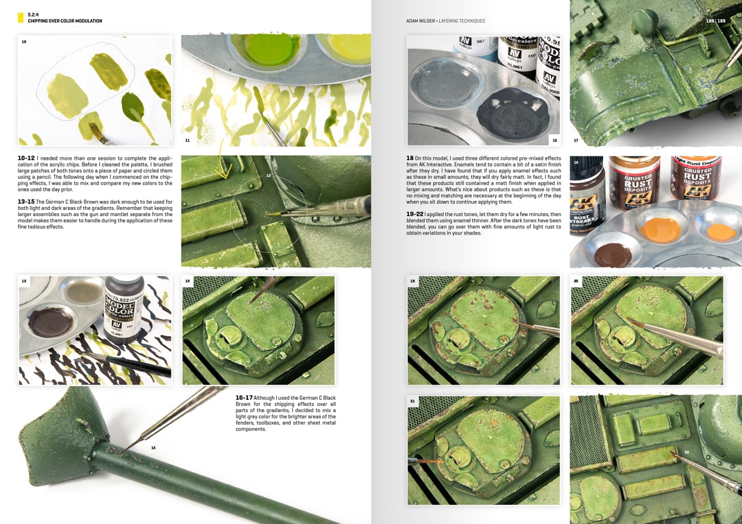 AK Interactive AK130009 ADAM WILDER – MODELING THEORETICAL SOVIET SUBJECTS OF THE GREAT PATRIOTIC WAR – LAYERING TECHNIQUES (English) – image 9