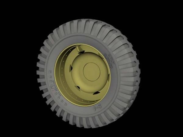Panzer Art RE35-524 Front road wheels for M3 “Half Track” (Goodyear) 1/35 – image 2