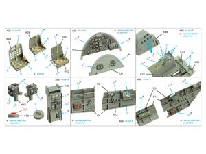 Quinta Studio QD35127 Nakajima B5N2 Kate 3D-Printed coloured Interior on decal paper (Border Model) 1/35 – zdjęcie 2