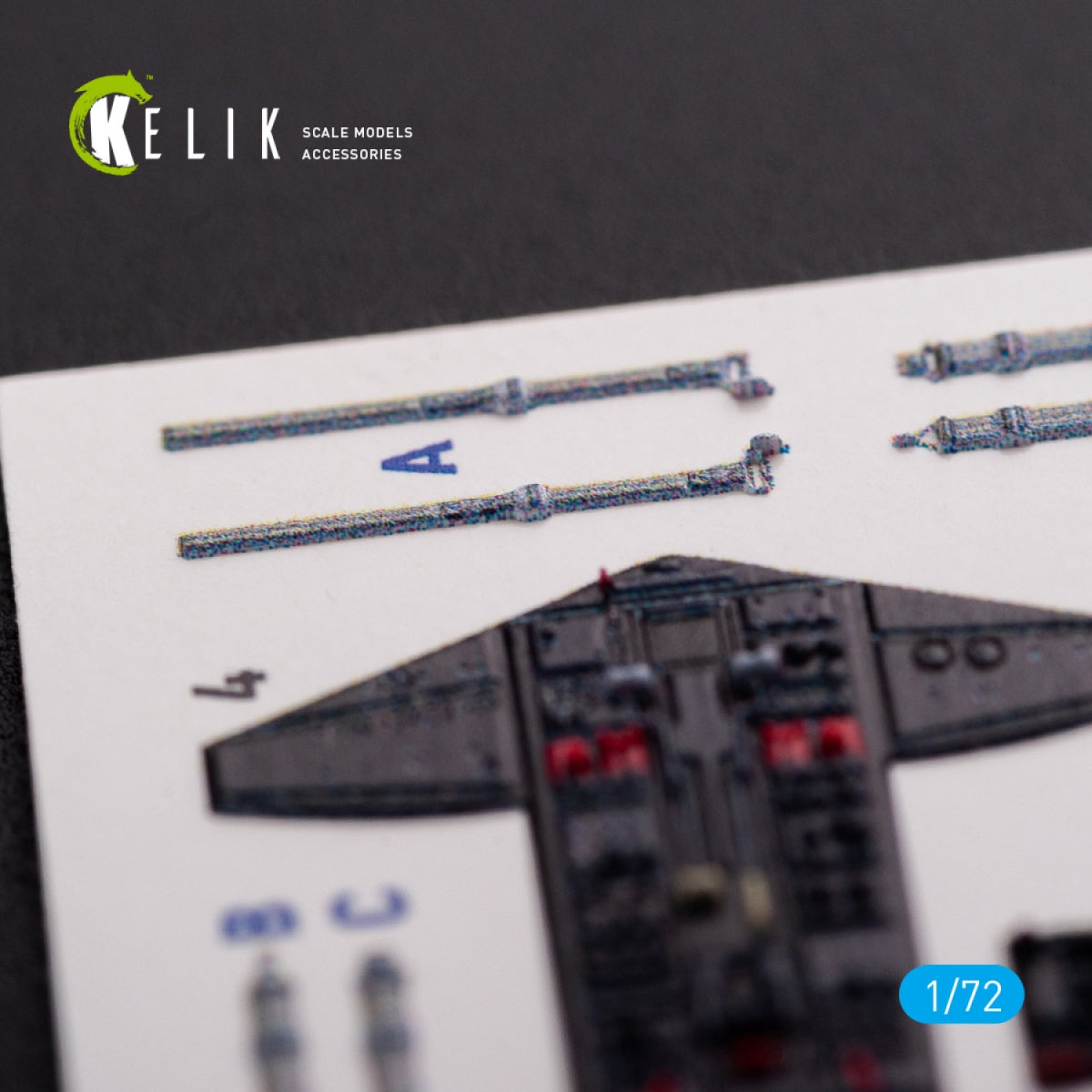 KELIK K72082 S-2A Tracker interior 3D decals for Hasegawa kit 1/72 – zdjęcie 3