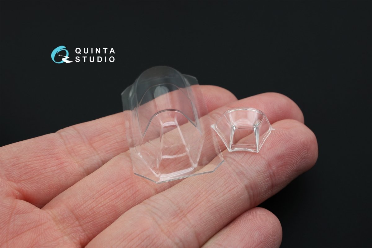 Quinta Studio QC48020 Yak-1B correction vacuformed clear canopy 1 pcs (for Accurate miniatures/Zvezda/Eduard kit) 1/48 – zdjęcie 8