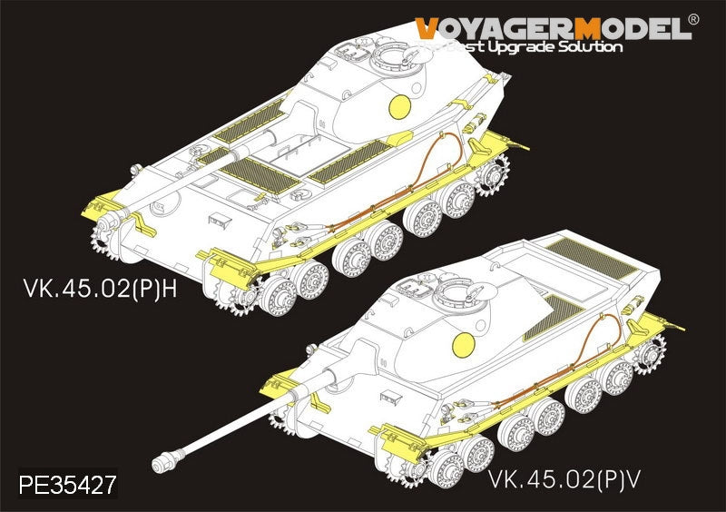 Voyager Model PE35427 WWII German KINGTIGER VK.45.02(P)H/V 2IN1 For DRAGON 6657 and 6613 1/35 – image 2