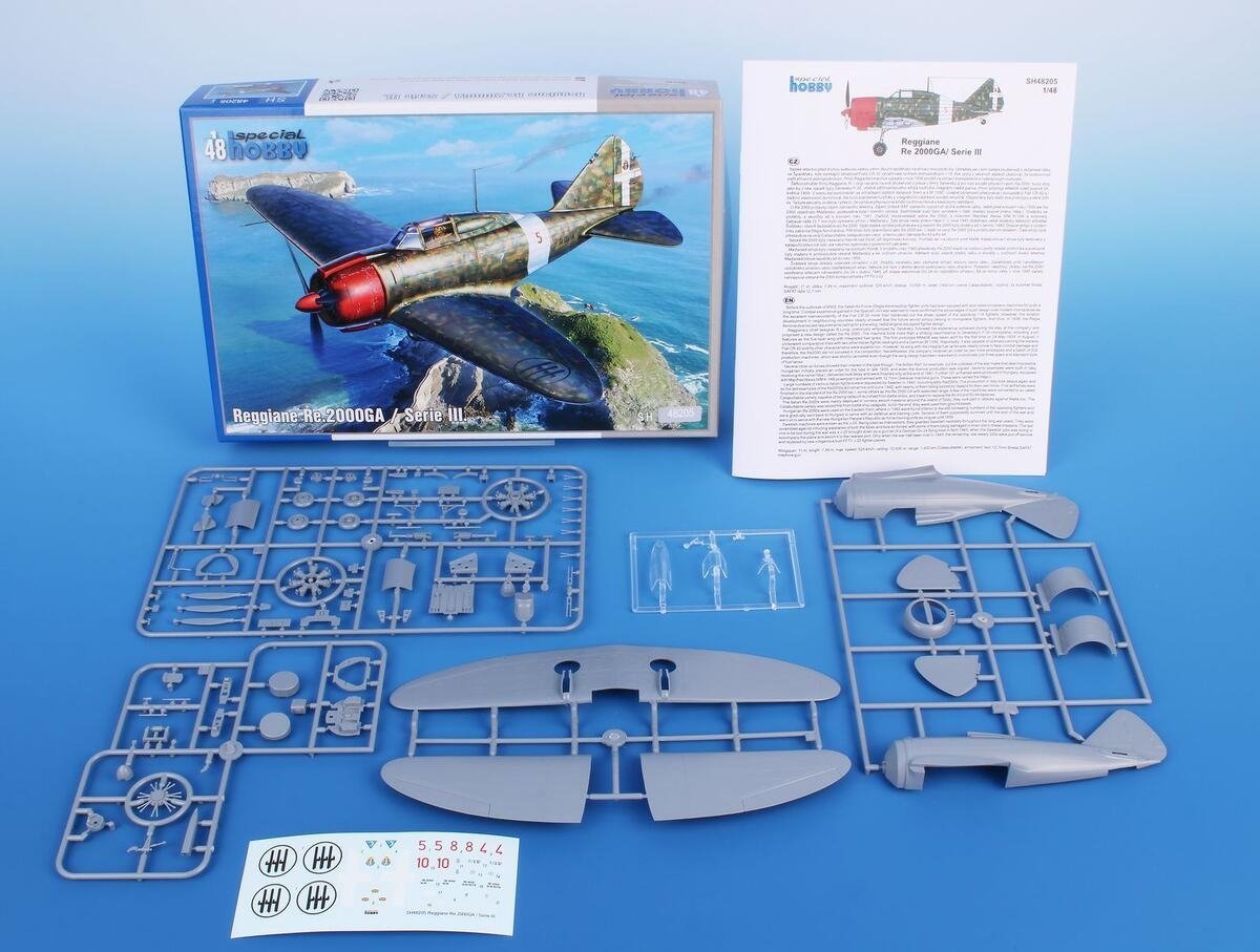 Special Hobby 48205 Reggiane Re.2000GA / Serie III. 1/48 – zdjęcie 2
