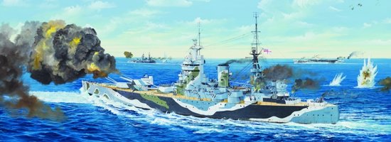 Trumpeter 03709 HMS Rodney 1/200