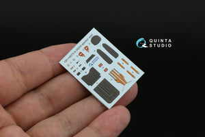 Quinta Studio QD+48409 Su-17UM3 3D-Printed &amp;amp; coloured Interior on decal paper (Hobby Boss) (with 3D-printed resin parts) 1/48 – zdjęcie 14