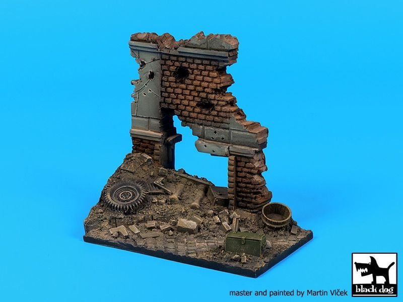 Black Dog D35115 Europe street ruin base 1/35 – zdjęcie 4