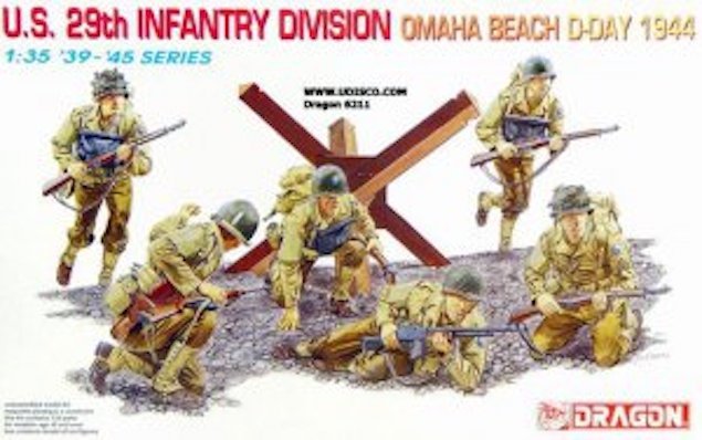 Dragon 6211 US 29th Inf.Div. Omaha Beach44 1/35
