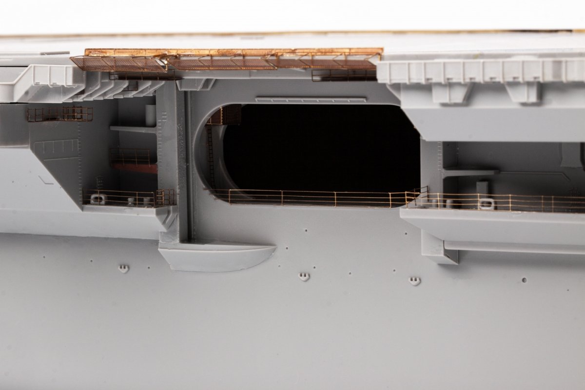 Eduard 53283 USS Constellation CV-64 part 3 - railings &amp;amp; safety nets TRUMPETER 1/350 – image 6