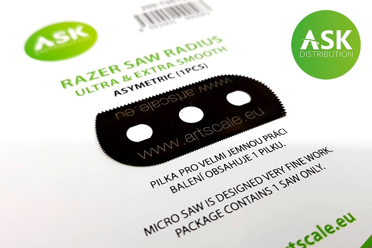 ASK T0016 Razor Saw Radius: ultra &amp;amp; extra smooth asymetric (5 pcs) 65/105 teeth