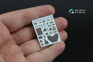 Quinta Studio QD48482 P-51B/C (Late) 3D-Printed coloured Interior on decal paper (Tamiya) 1/48 – zdjęcie 6