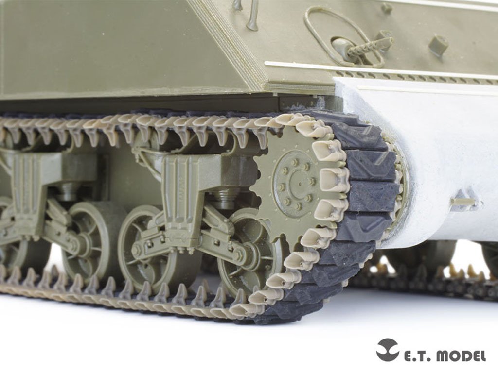 ET Model P35-094 WWII US ARMY M4 Sherman Extended End Connectors &amp;quot;Duck bill&amp;quot; type 2 1/35 – image 2