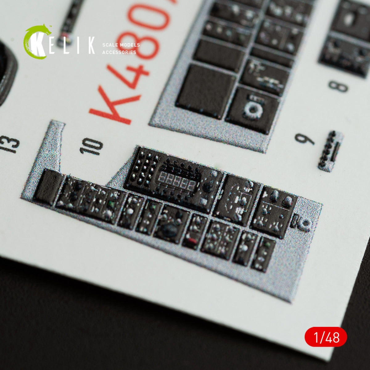 KELIK K48074 F-14A TOMCAT INTERIOR 3D DECALS FOR ITALERI KIT 1/48 – zdjęcie 7