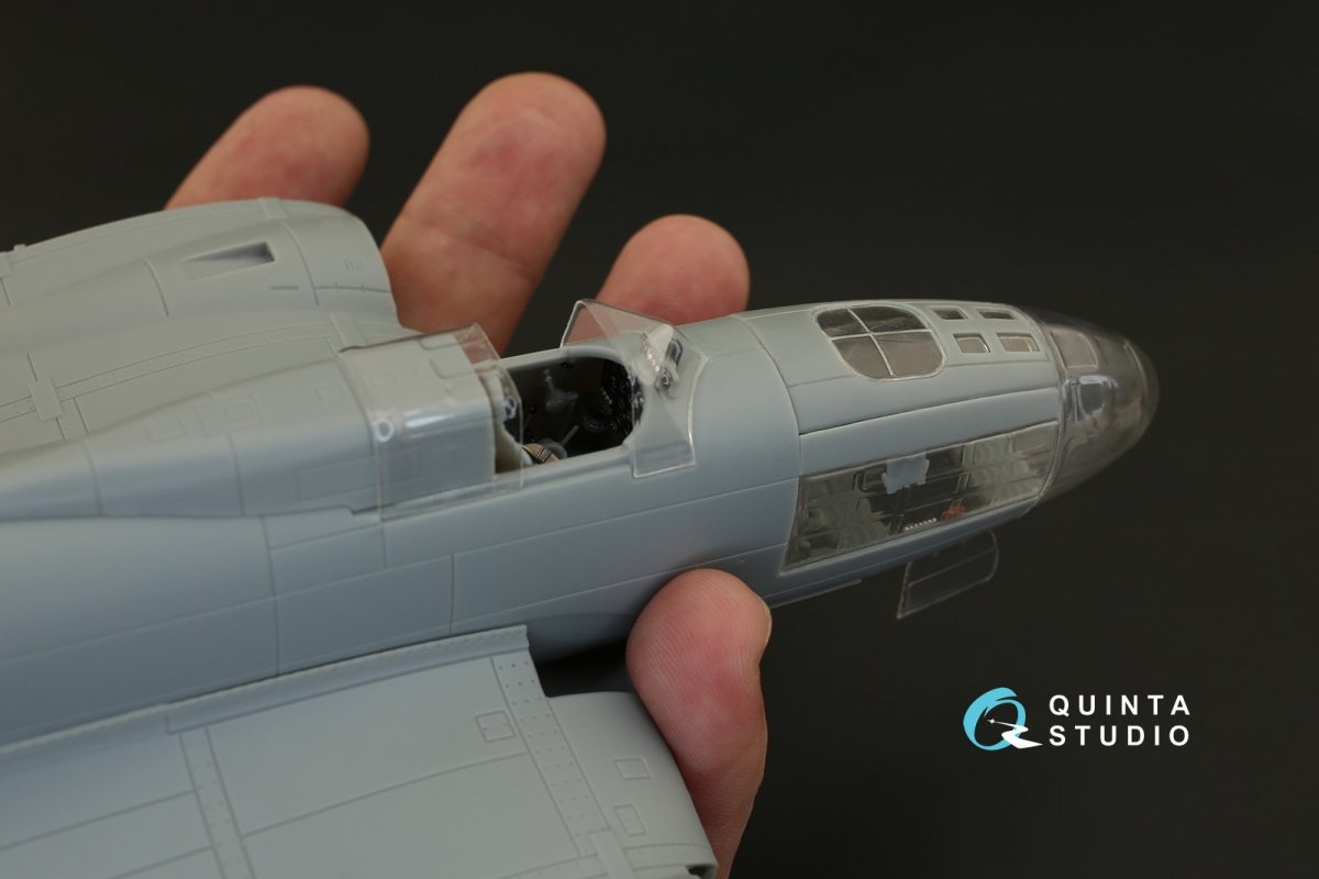 Quinta Studio QC48100 IL-4 vacuformed clear canopy (for Xuntong kit) 1/48 – zdjęcie 4