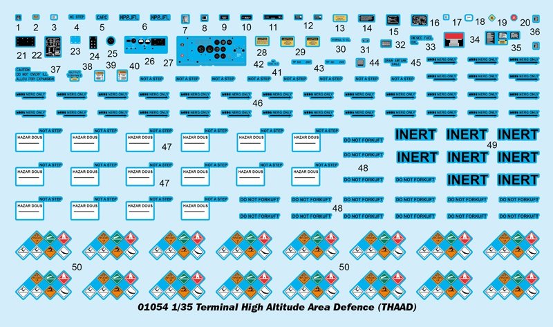Trumpeter 01054 Terminal High Altitude Area Defense THAAD 1/35 – image 3