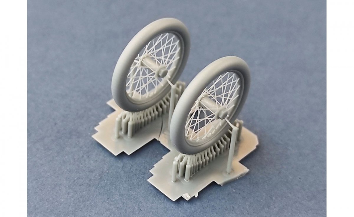 Copper State Models A32-03 Nieuport Spoked Wheels 1/32 – zdjęcie 3