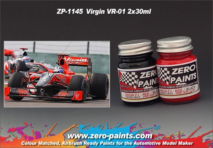 Zero Paints ZP-1145 - Virgin VR-01 (Marussia F1 Team) 2x30ml
