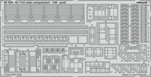 Eduard 491091 He 111Z radio compartment 1/48 ICM – zdjęcie 2