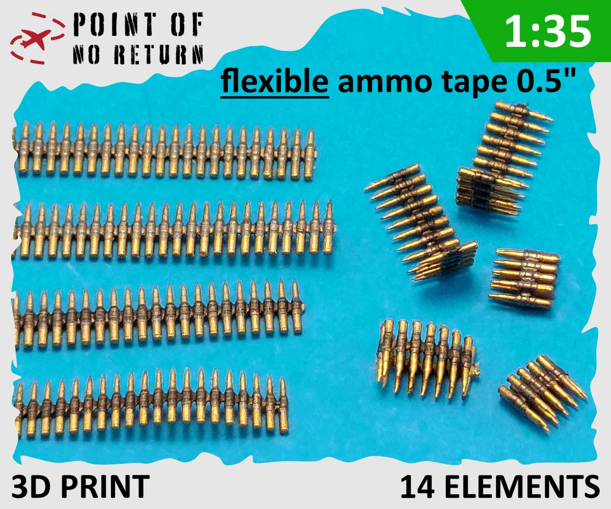 Point of no Return 3524055 Flexible Ammunition Belts 0.5&amp;quot; / Flexible Ammunition Belts 1/35 – image 2