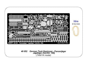 Aber 48052 Niemiecki niszczyciel czołgów Jagdtiger - Sd.Kfz. 186 / Panzerjäger Jagdtiger Sd.Kfz.186 - GERMAN TANK DESTROYER 1/48 – zdjęcie 7