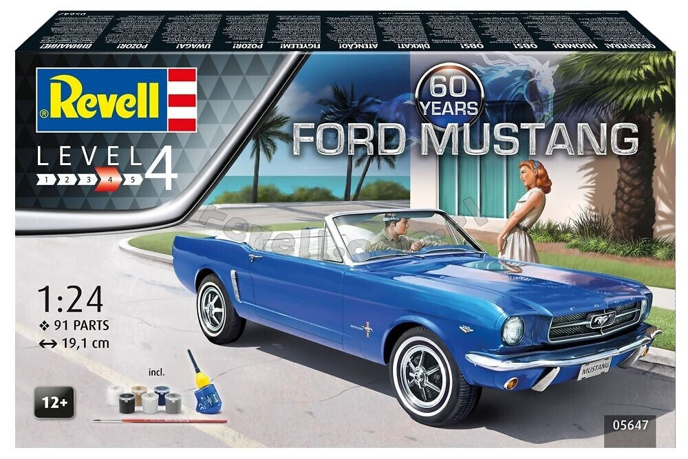 Revell 05647 Ford Mustang 60th Anniversary Set 1/24 – zdjęcie 2