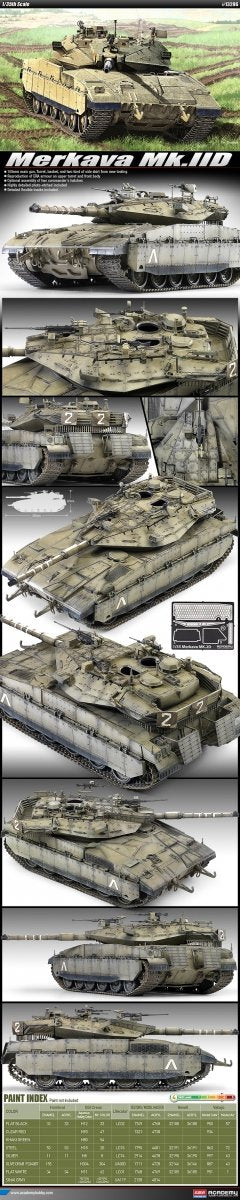 Academy 13286 Merkava Mk.IID 1/35 – zdjęcie 3