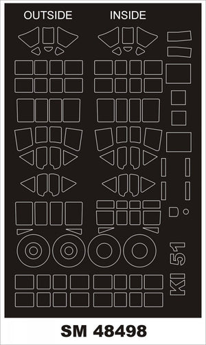 Montex SM48498 Ki-51 SONIA WINGSY KITS 1/48