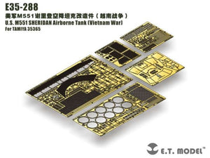 ET Model E35-288 US M551 SHERIDAN Airborne Tank Vietnam War For TAMIYA 35365 – image 2
