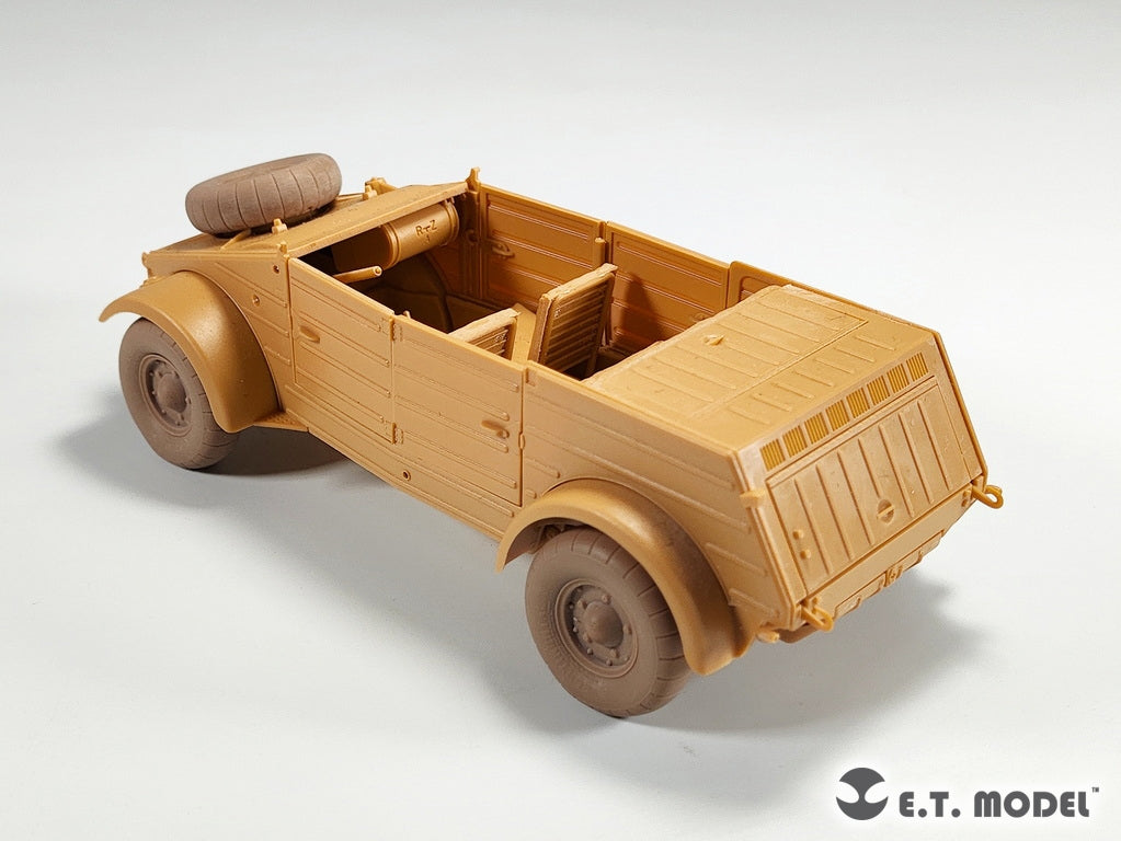 ET Model P35-139 WWII German Kübelwagen Type82 Sagged wheels Balloon tire For TAMIYA Kit 1/35 – image 6