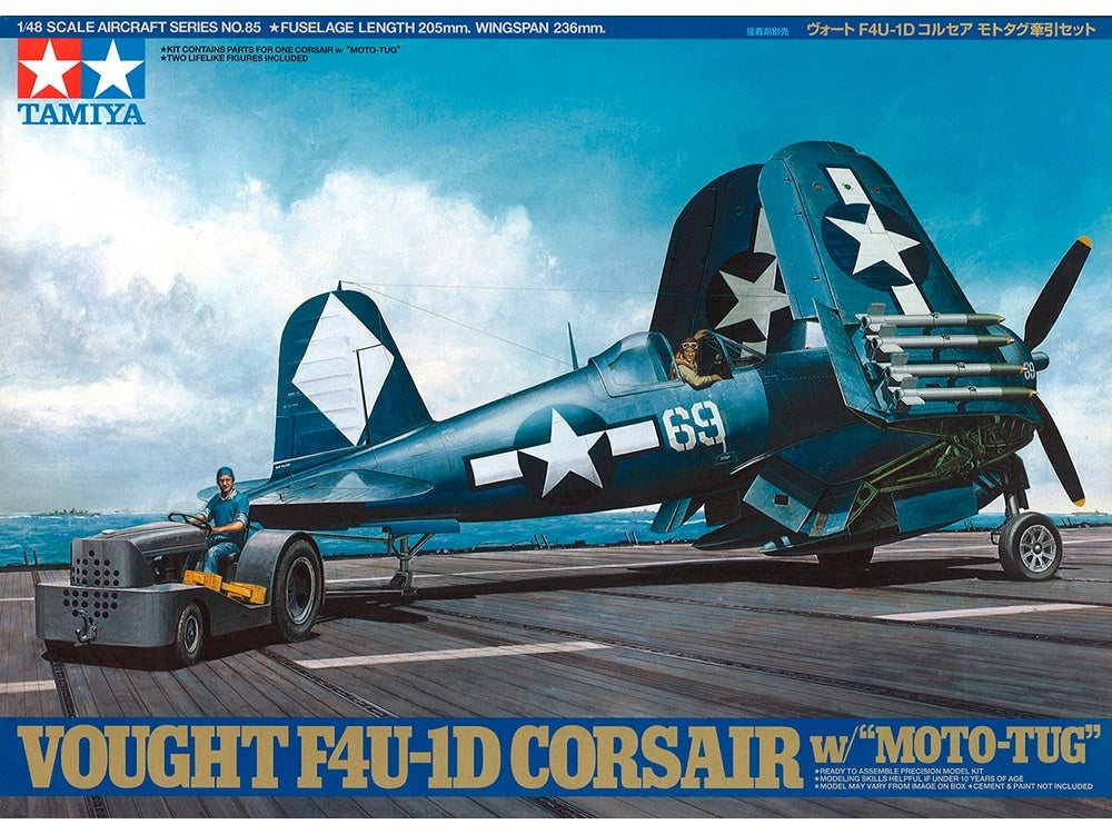Tamiya 61085 F4U-1D Corsair w/ Moto-Tug 1/48 – Bild 2
